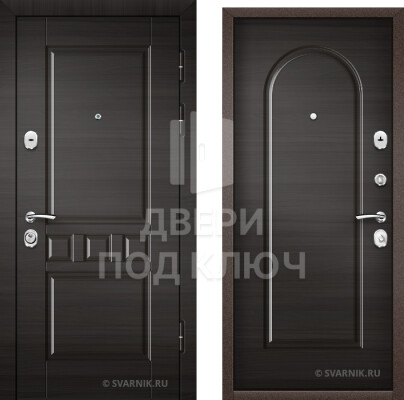 Дверь с массивом в коттедж ДПК-10898